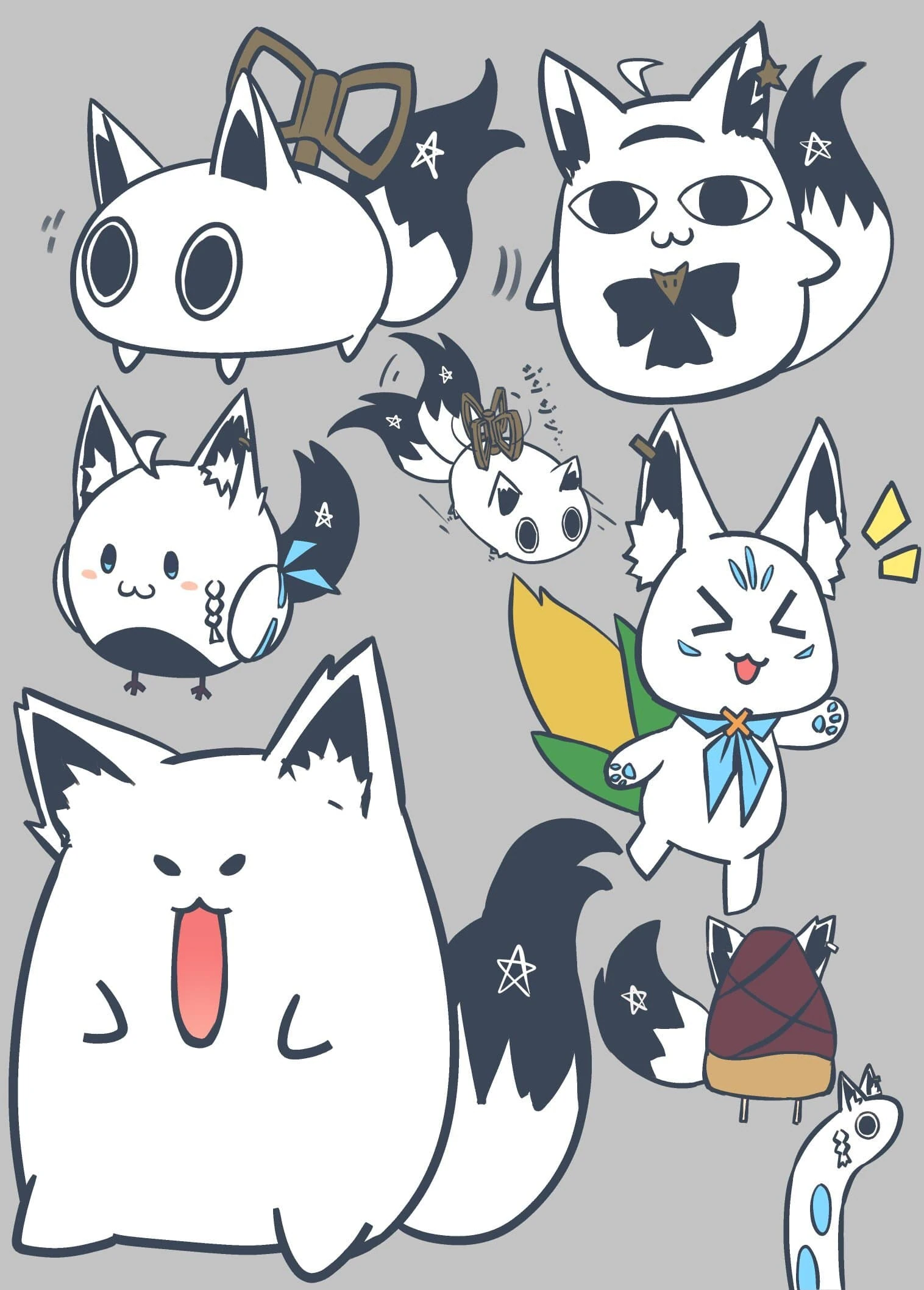 All Mascots by Nagishiro Mito