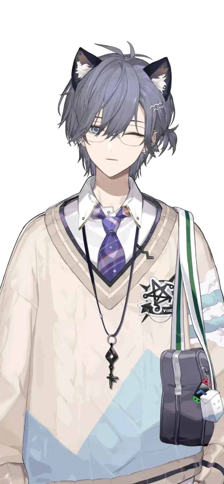 School Uniform With Cat Ears