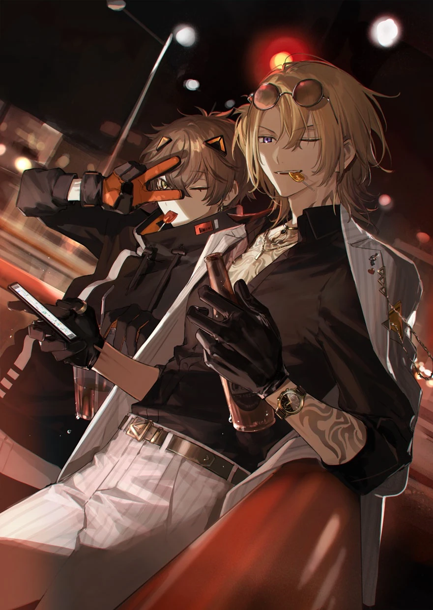 LIV4LUV illustration featuring Alban and Luca by oyo
