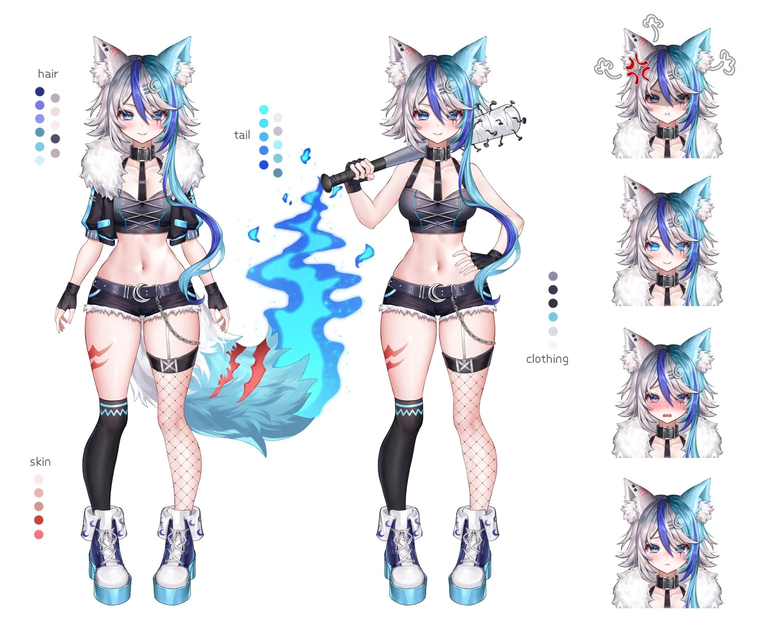 Reference sheet as Bossymoon