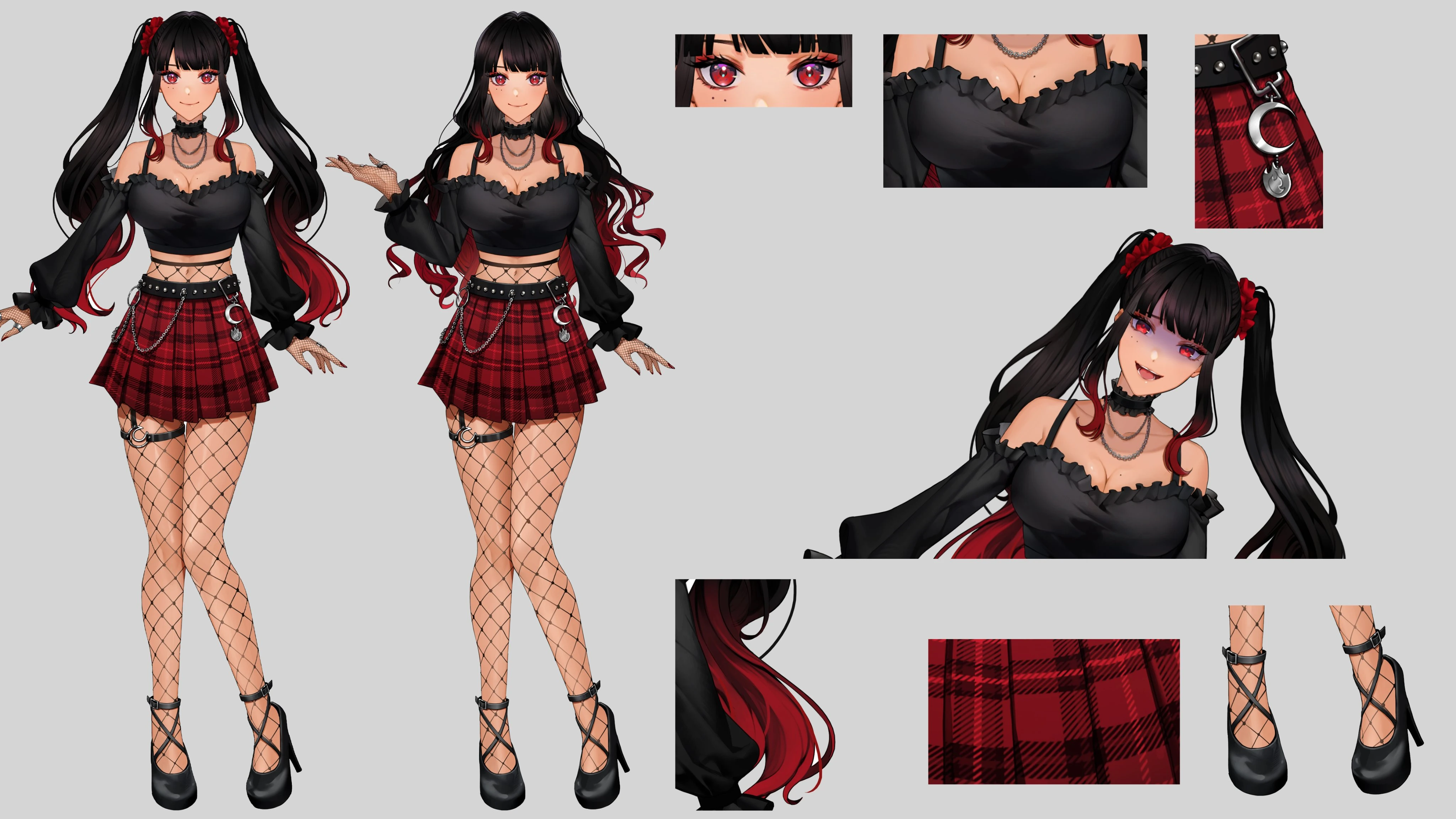 Cool Goth Reference Sheet