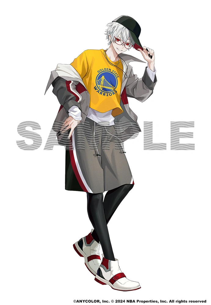 NBA x NIJISANJI Collaboration Illustration<br>by Hinatsu