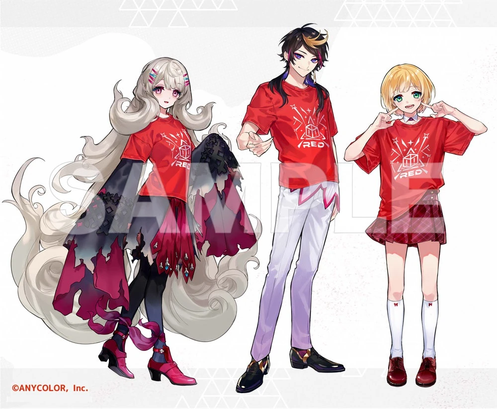 NijiFes 2023 Red Class Illustration by Tam