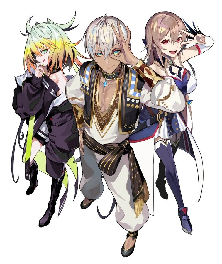 NIJISANJI x pixiv collection 4 Artbook Cover Illustration<br>by LAM