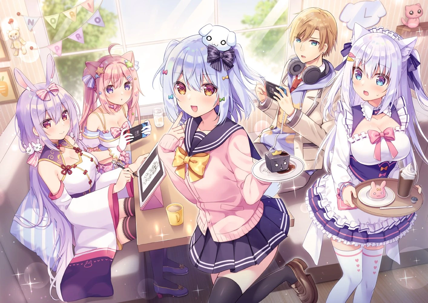 NoriPro Akihabara Signboard Illustration