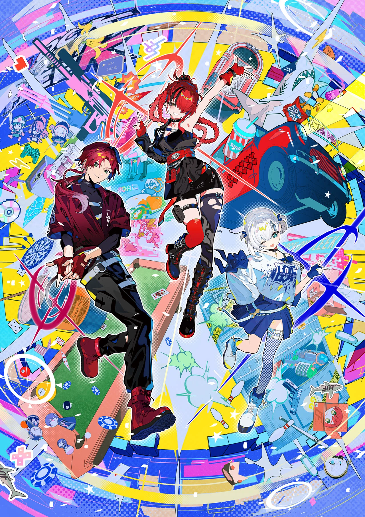 Lock On Fleek Game Festa Poster by ʙᴛᴍʀ