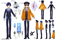 3D Model Reference Sheet by Nakamura Eight