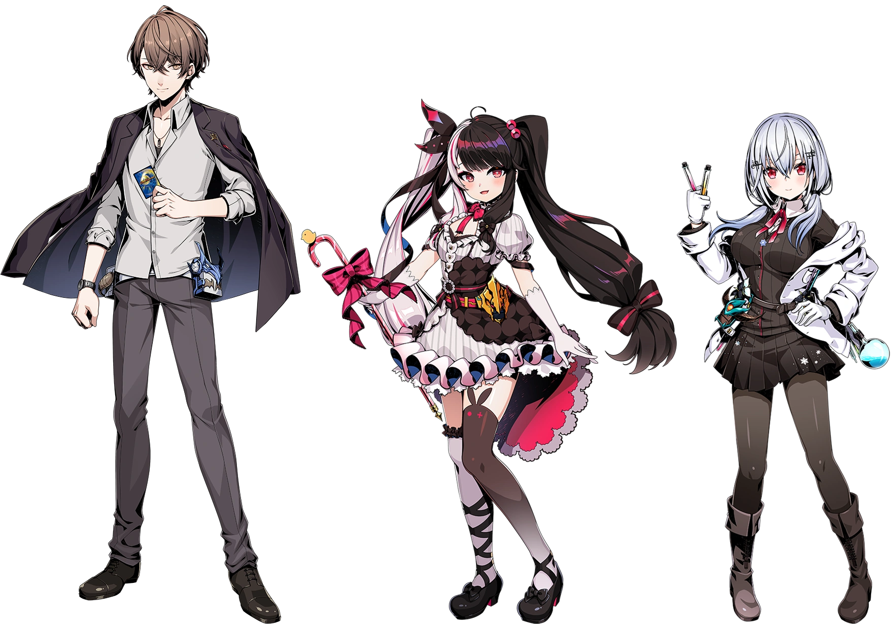 Character skins from the 2nd Nijisanji x Duel Masters Play's collaboration event