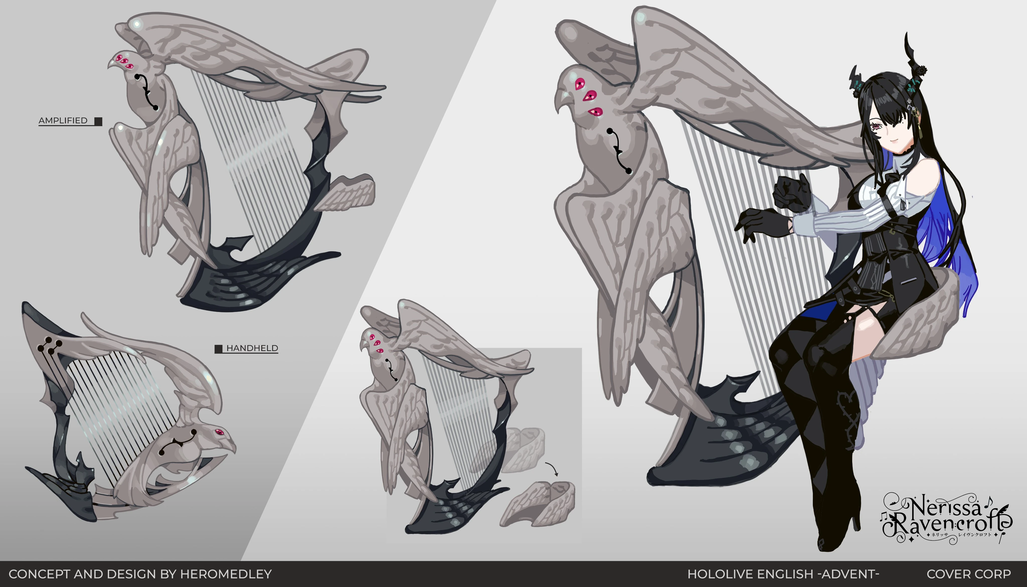 Official Lyre Design<br>by Heromelody