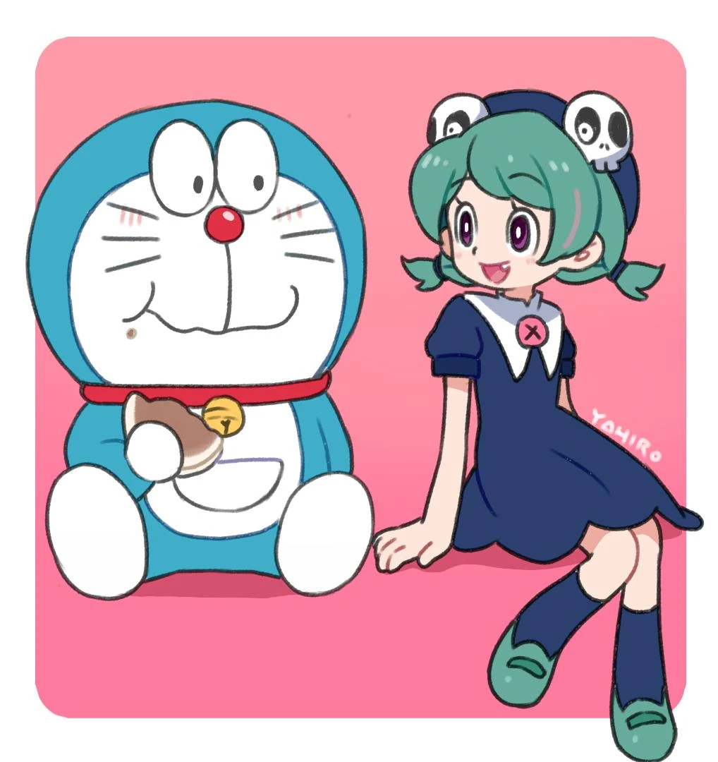 Yahiro and Doraemon