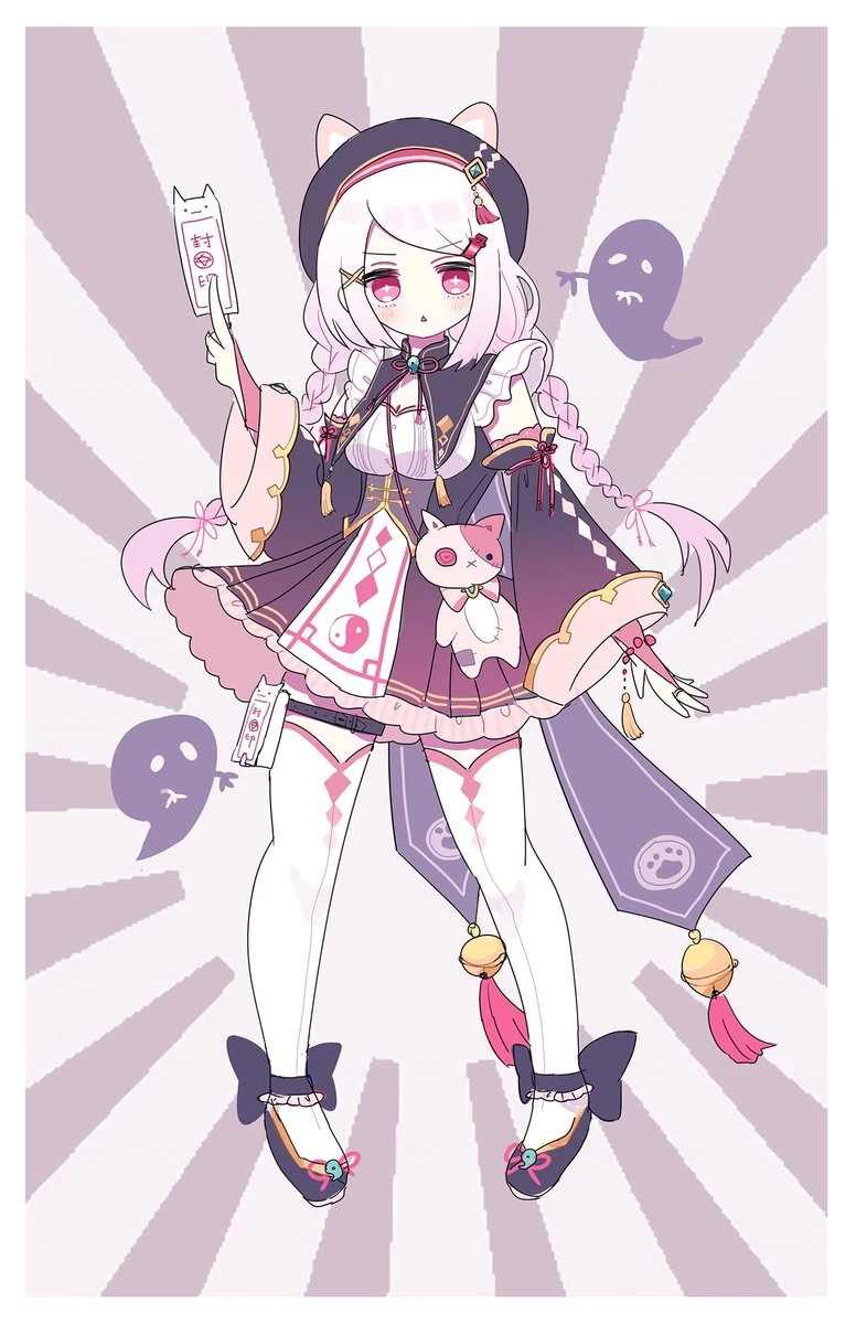 Magical Girl Psychic-Style Outfit Concept Illustration<br>by Yuyushiki
