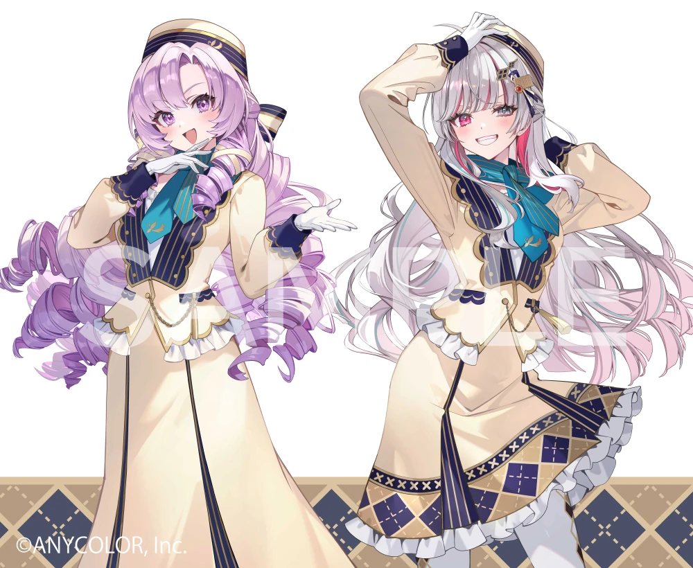 NIJISANJI x Bandai Wafers Card Illustration by ecu