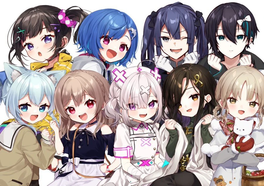 9 NIJISANJI Livers by Yamabukiiro