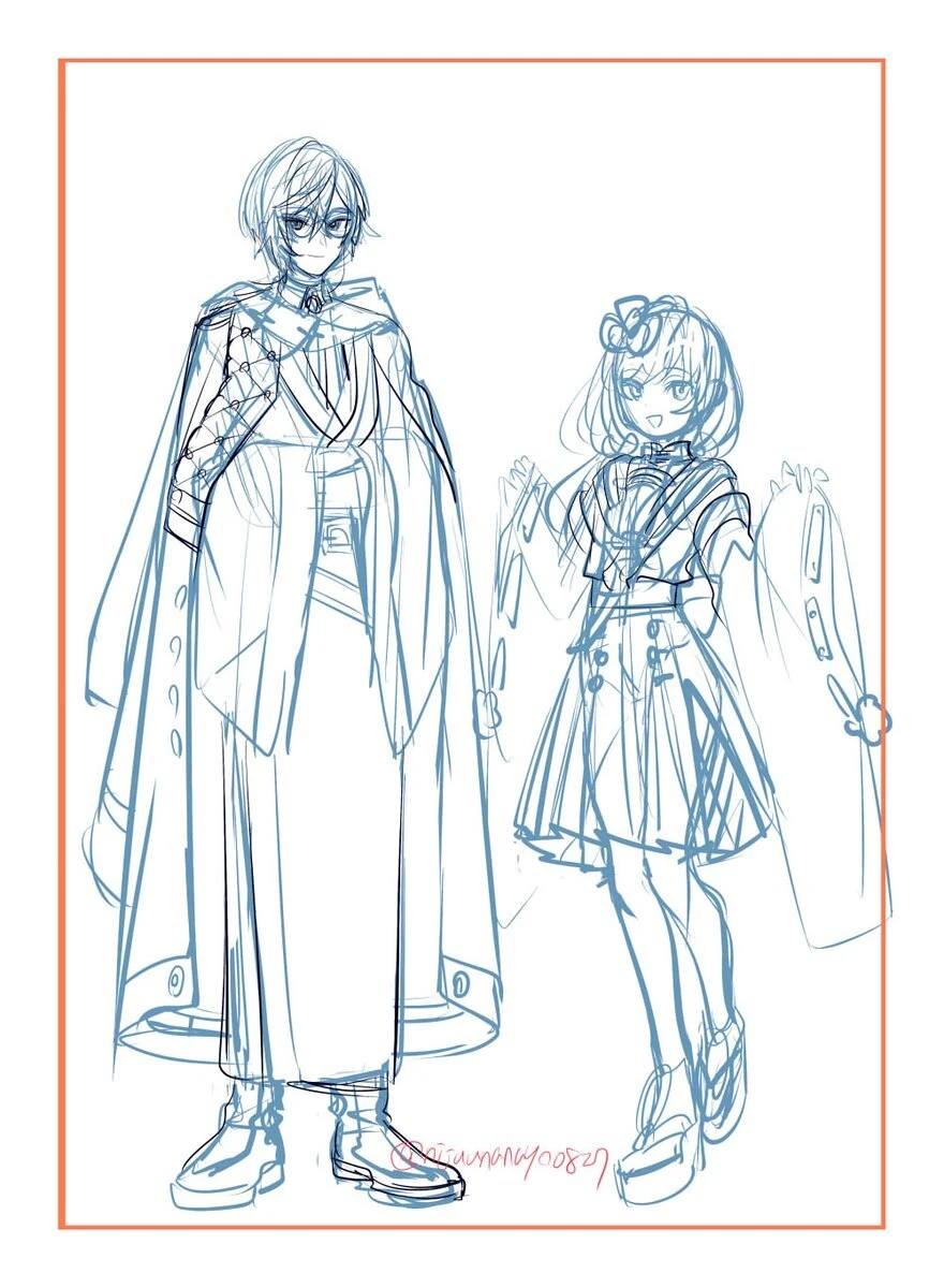 Akira and Nei by Ninahachi