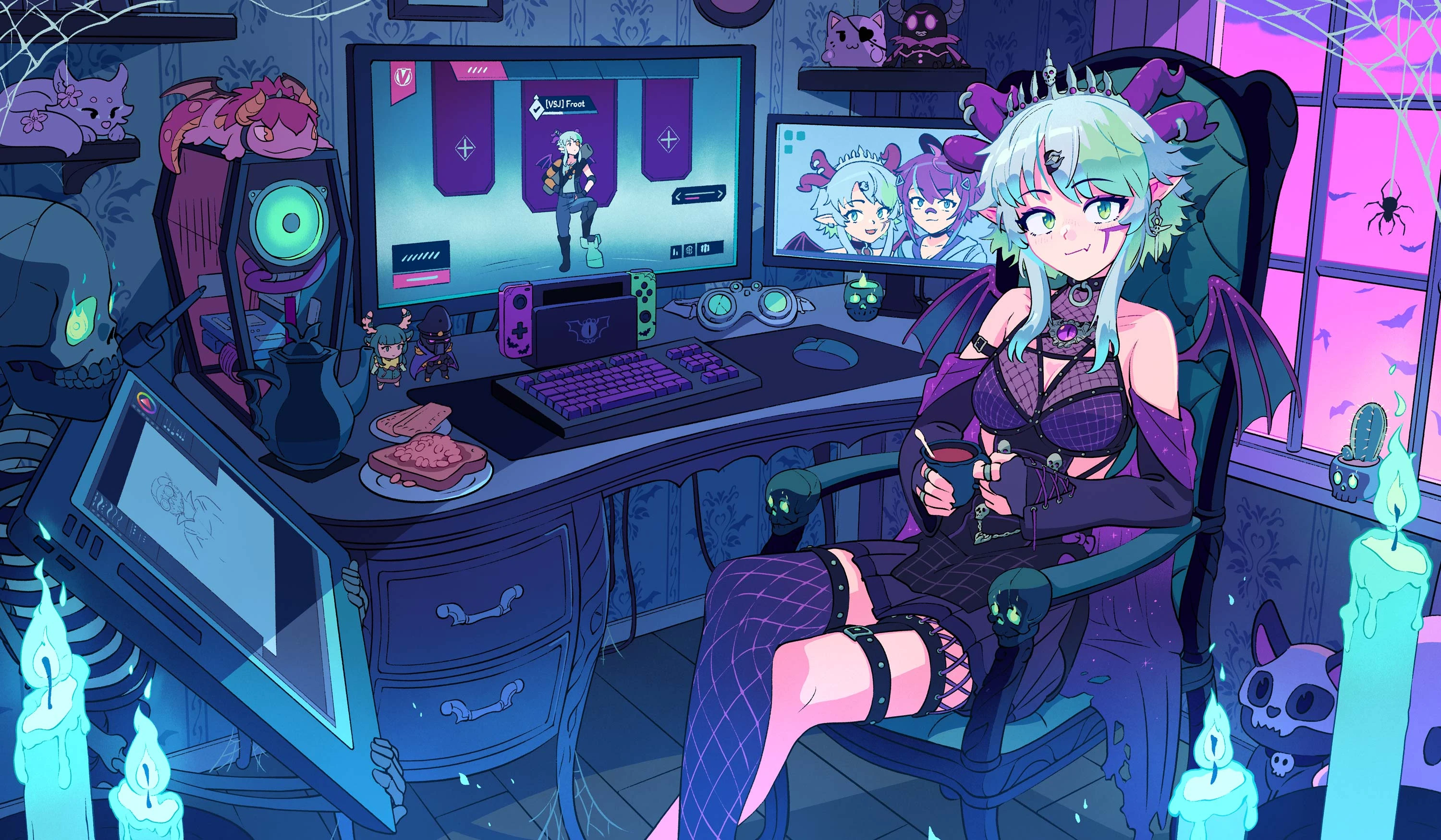 Apricot - STREAM SETUP Poster by Taijuey
