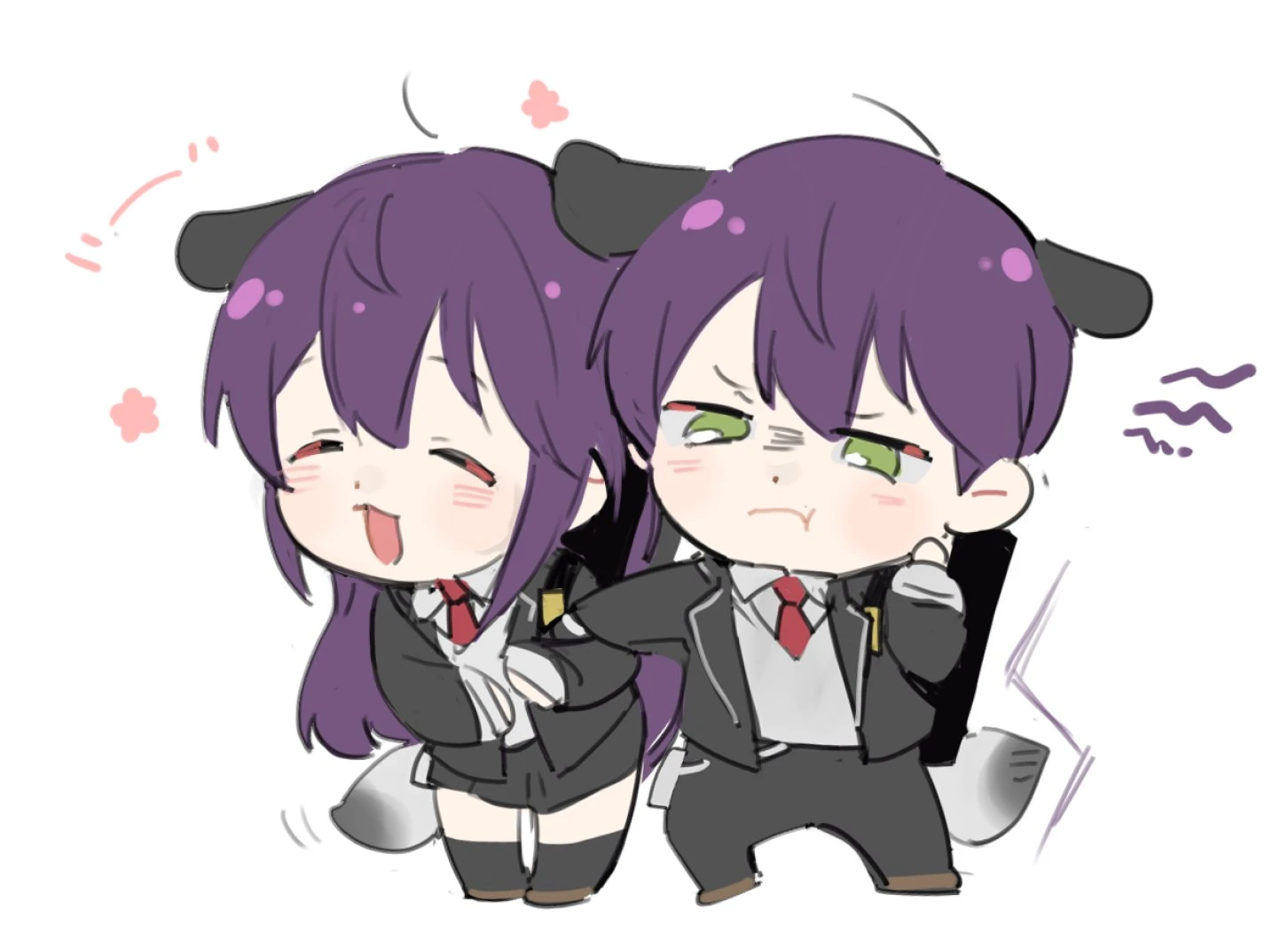 Kenmochi Toya and Kenmochi Toko<br>by BBokyo
