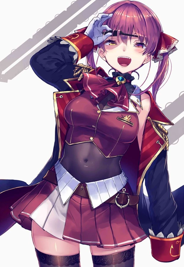 Marine Opening her Eyepatch<br> by Akasa Ai