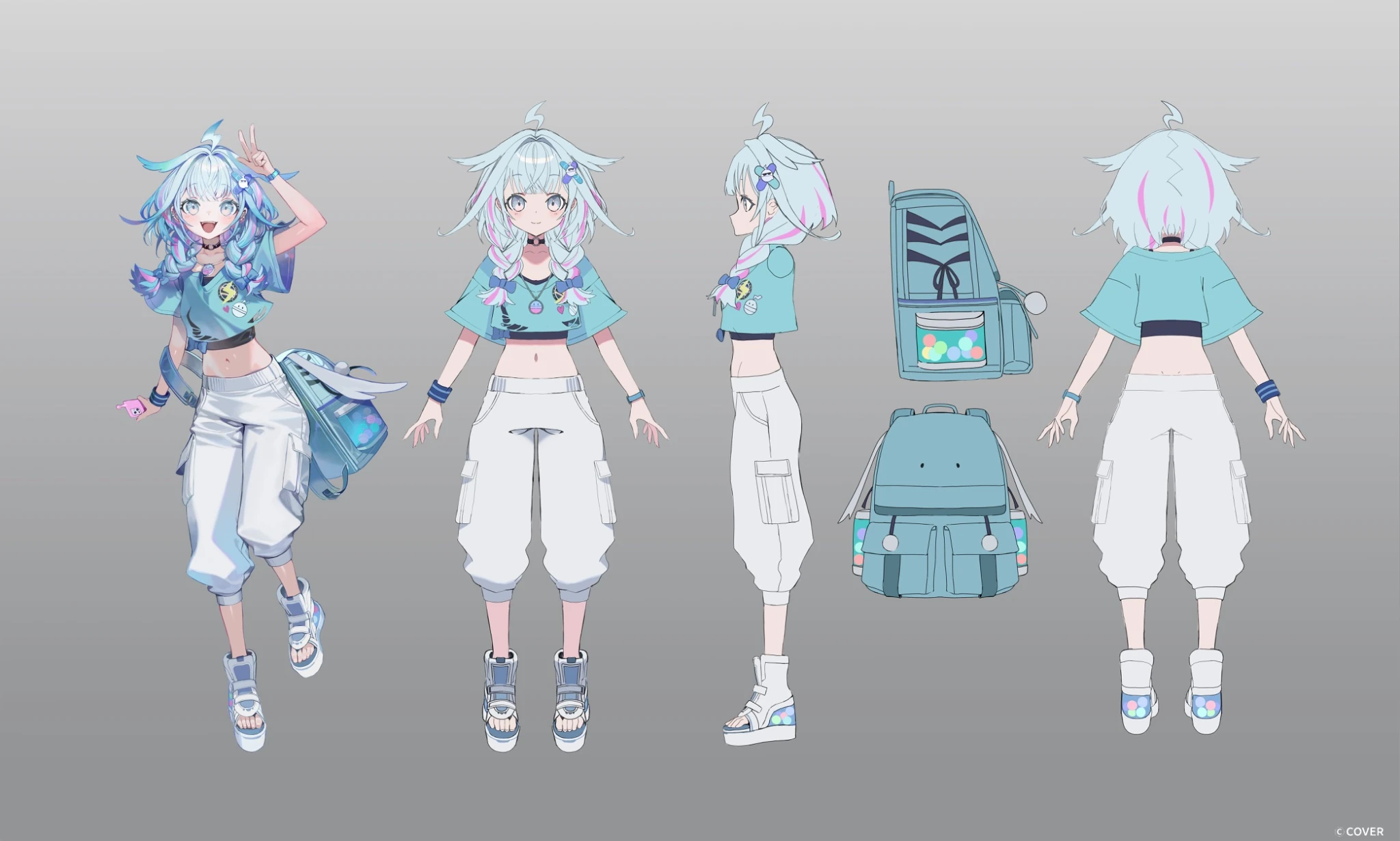 holonatsu Paradise Costume Reference Sheet
