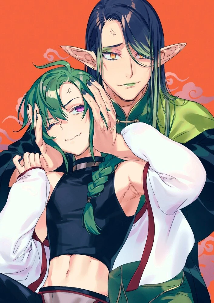 Ryushen and Hanabatake Chaika<br>by MIKΣ