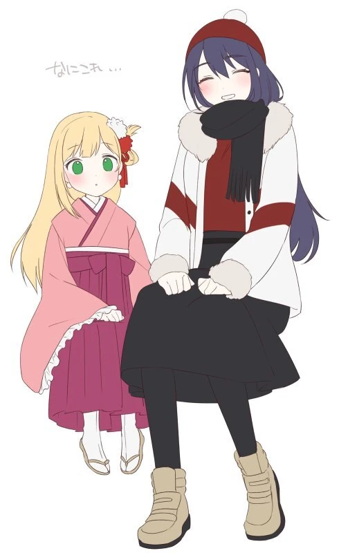 Suzuya Aki and Kenmochi Toko by Kuriyama