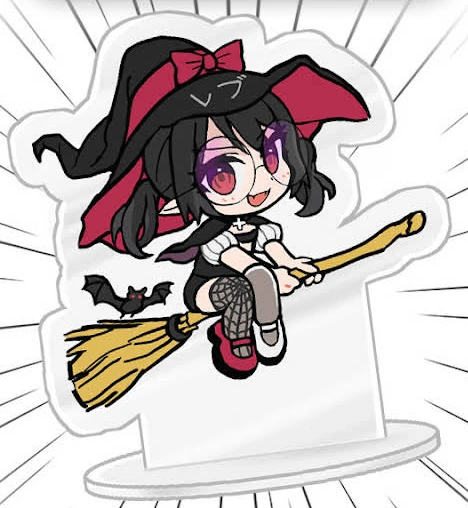 Chibi witch standee