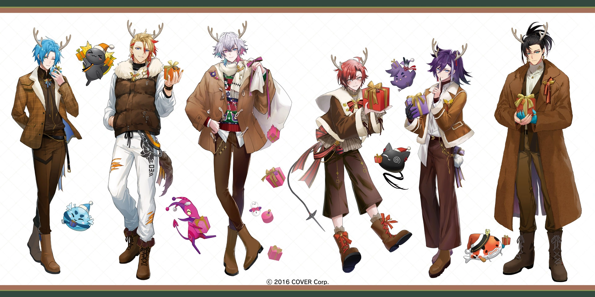 HOLOSTARS English -TEMPUS- Christmas 2024 Goods Illustration by Matori