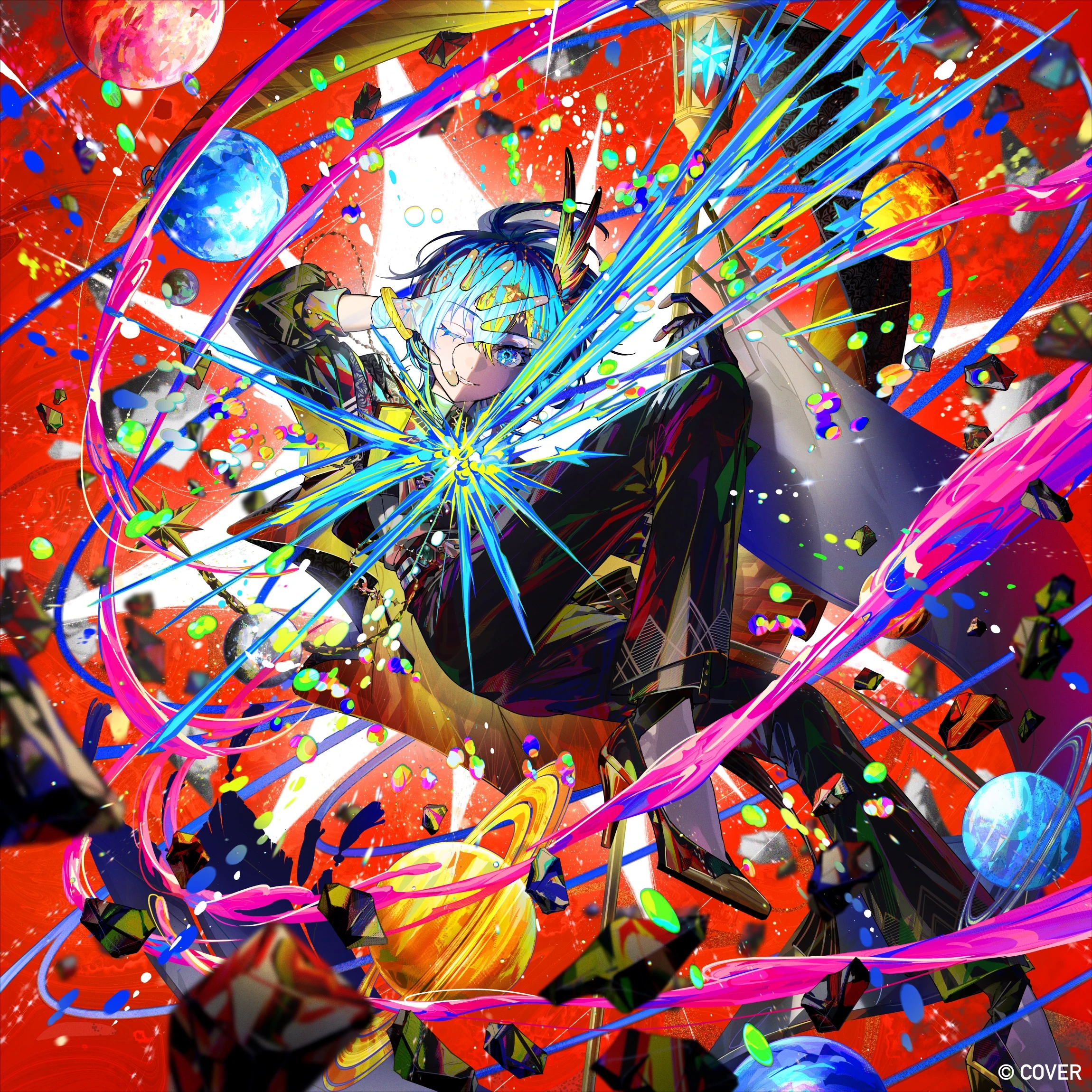 SuperNova: REBOOT Concert Key Visual by Mika Pikazo