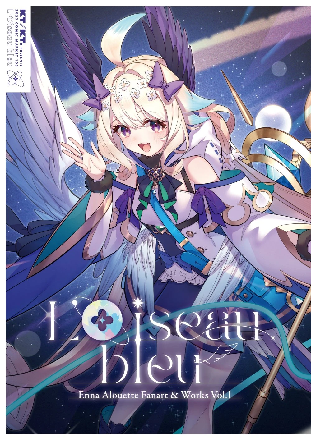 L'Oiseau bleu Fanbook Cover Illustration<br>by KT