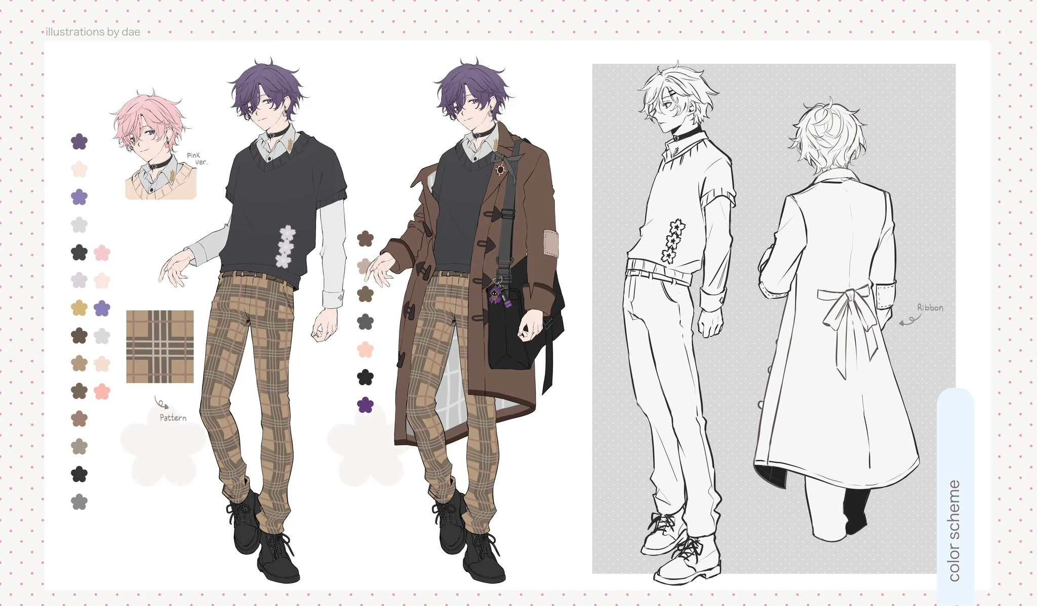Spring Outfit Reference Sheet<br>by dae