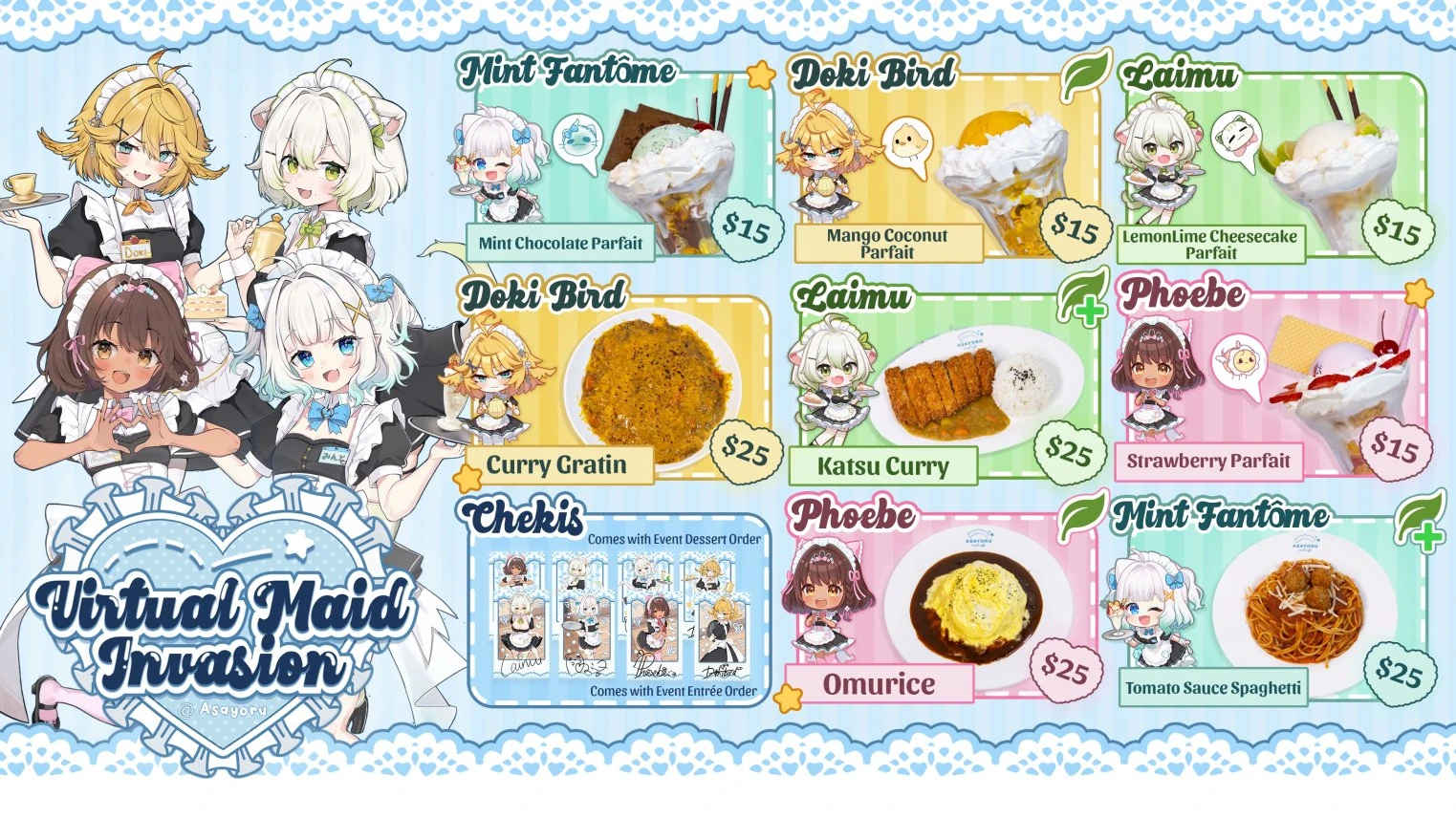 VMaidInvasion Menu Pt. 1