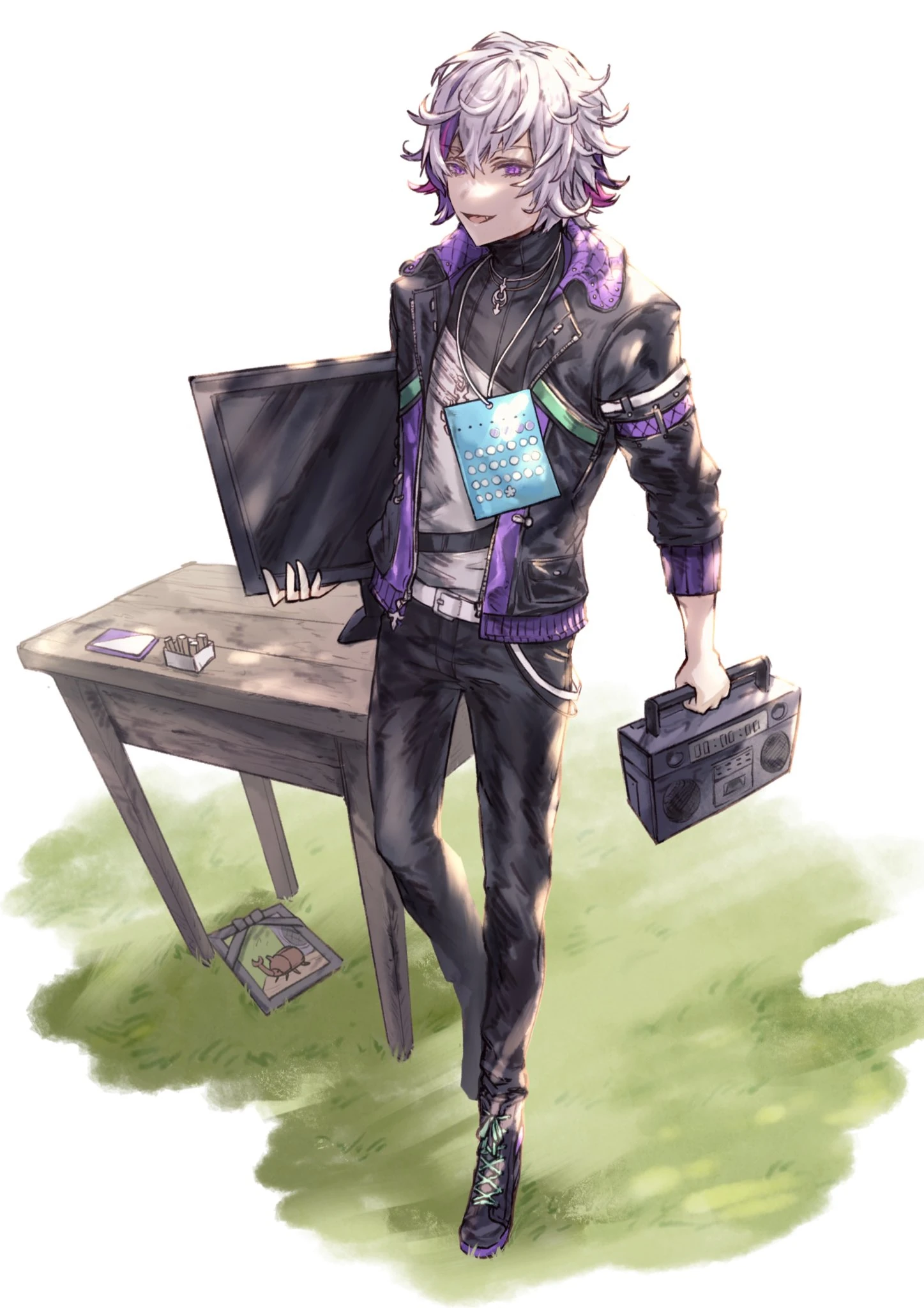 NIJISANJI Radio Exercise Club Illustration<br>by ituca