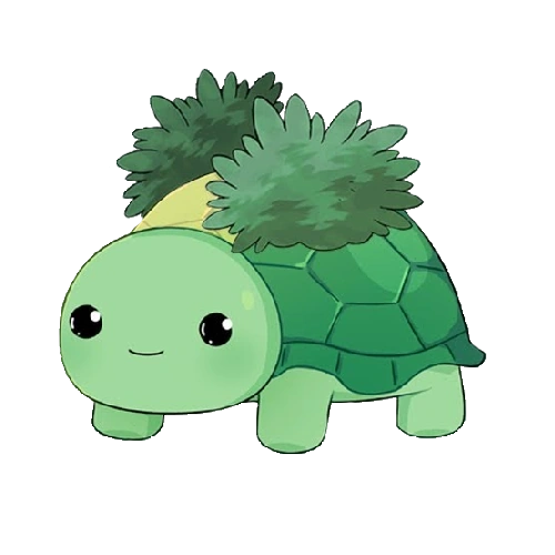 Vedal after evolving into Grotle