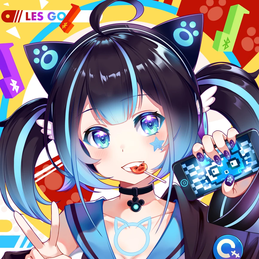 Cyan banner mastodon