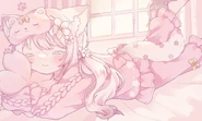 Effie Relaxing in Bed by @9uroMaru