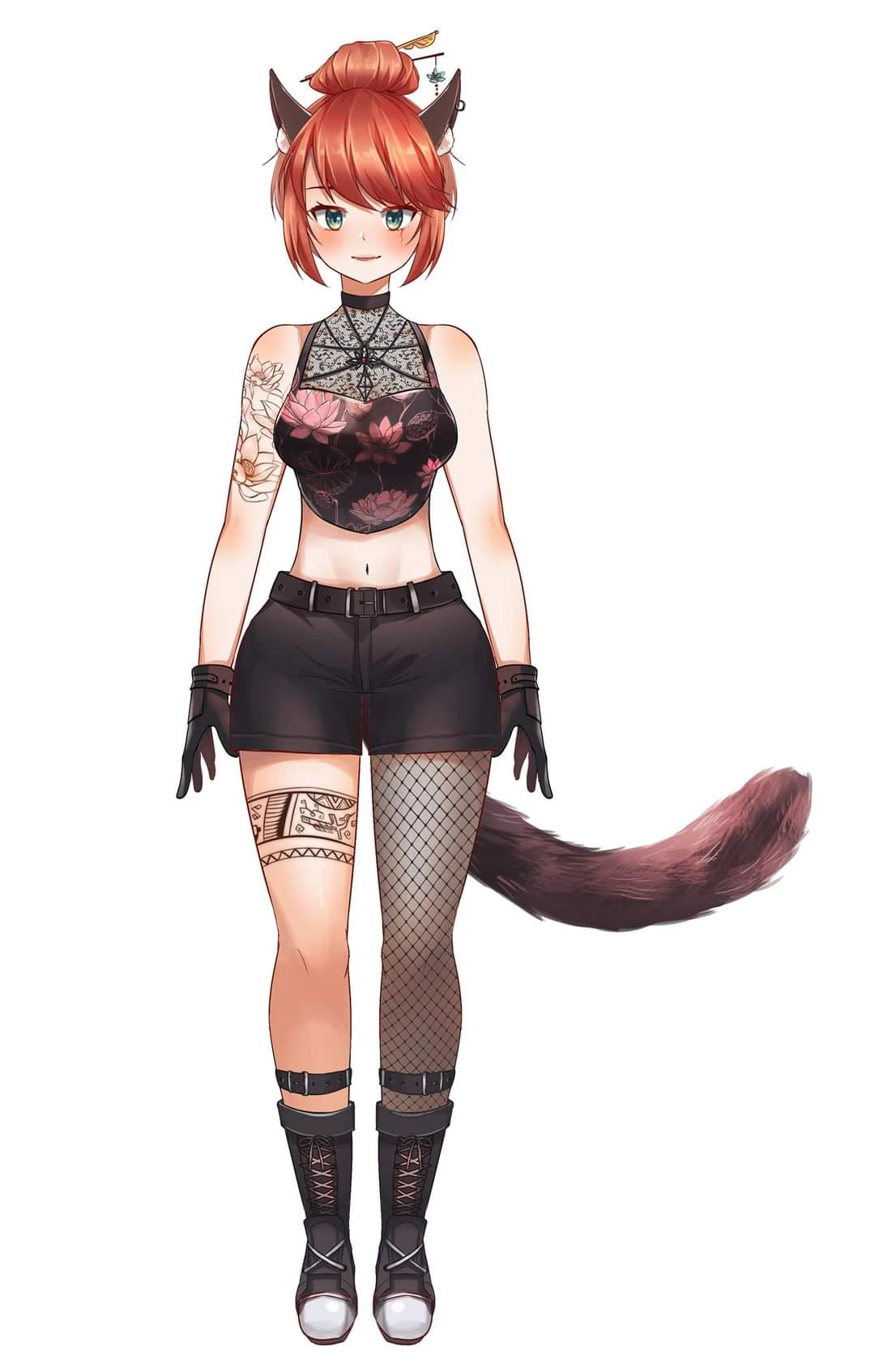 Gin's 2nd outfit without jacket (Front)