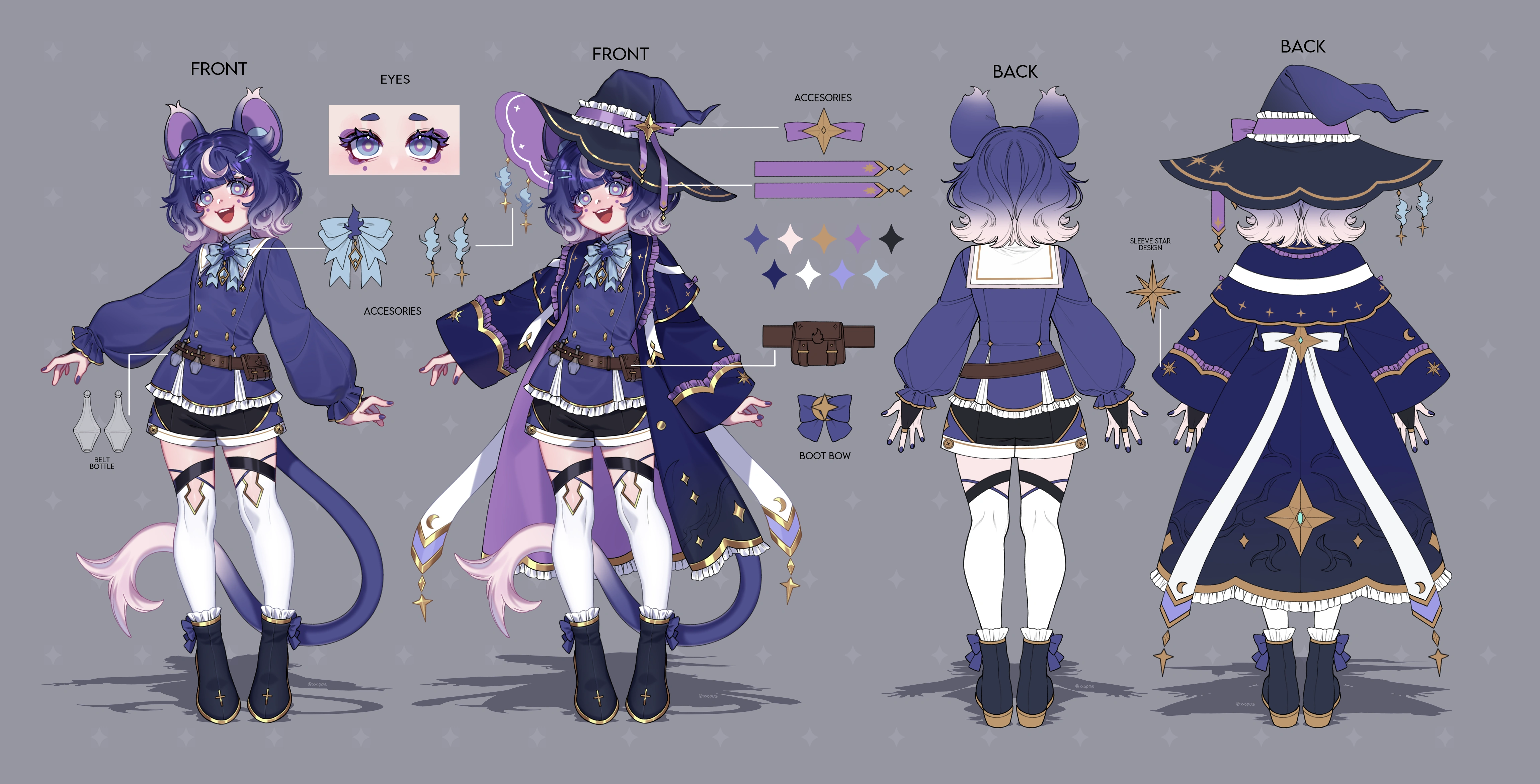 Reference sheet by @XXopas