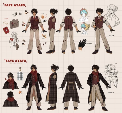 Faye Ayato's reference sheet