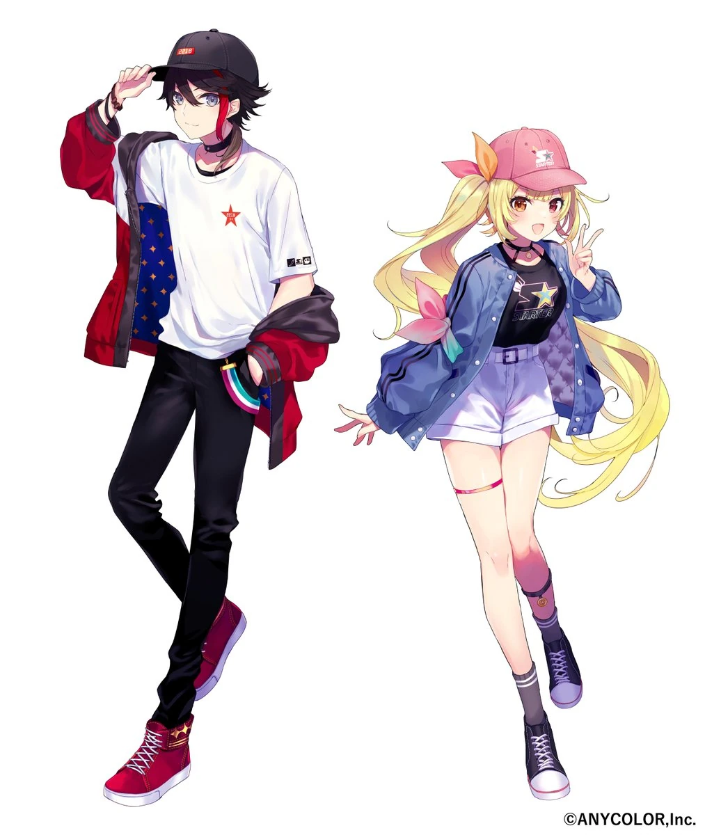 NIJISANJI x STARTER Illustration by Saine