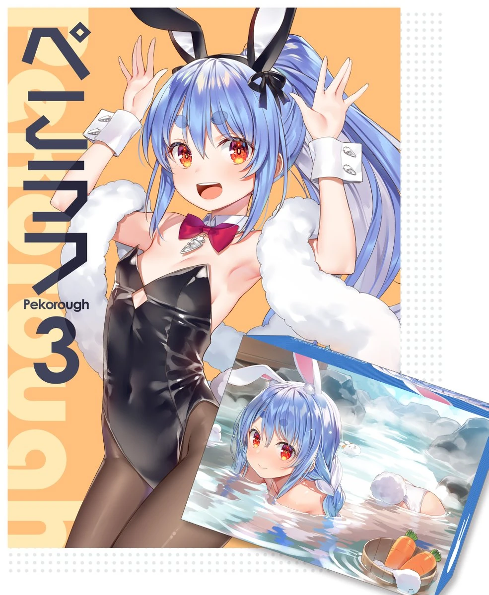 Pekorahu 3 Artbook Cover Illustration<br>by Yuuki Hagure