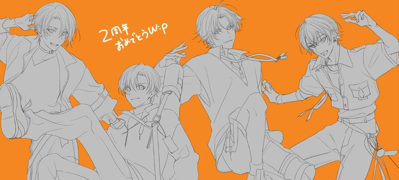 ROF-MAO 2nd Anniversary Illustration<br>by Aikawa Ichiko
