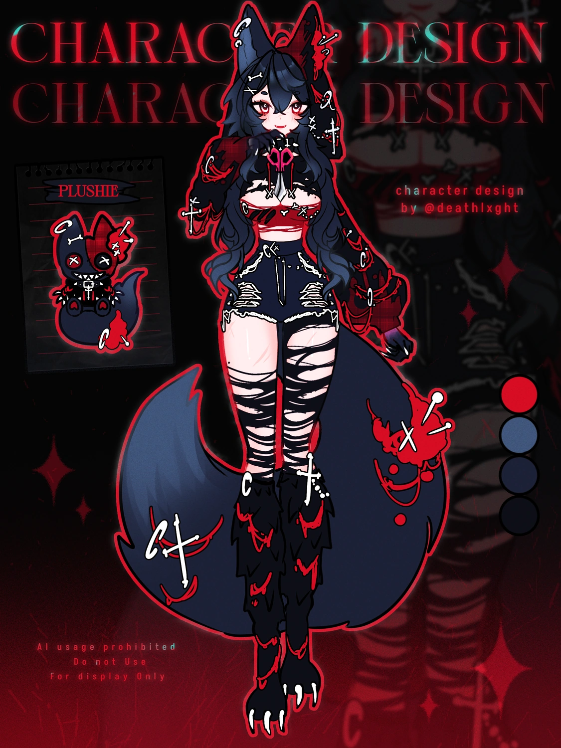 Rotton's reference sheet, designed by DeathLxght