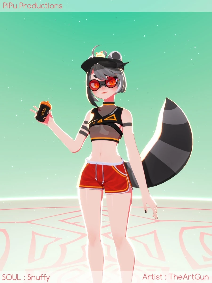 Sporty Swimsuit Snuffy by [https://mobile.twitter.com/PiPuProductions PiPu]