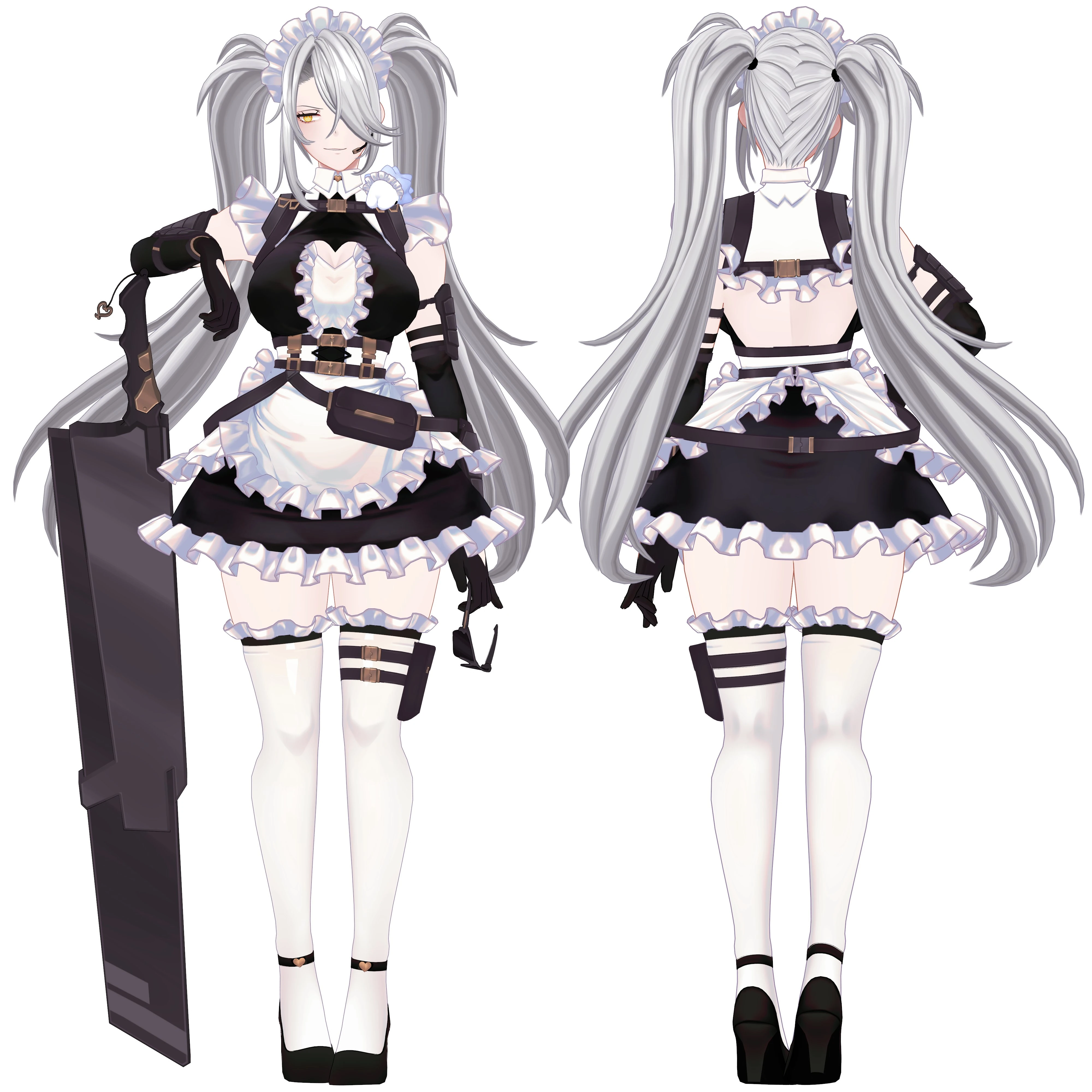 (Front and Back View)
