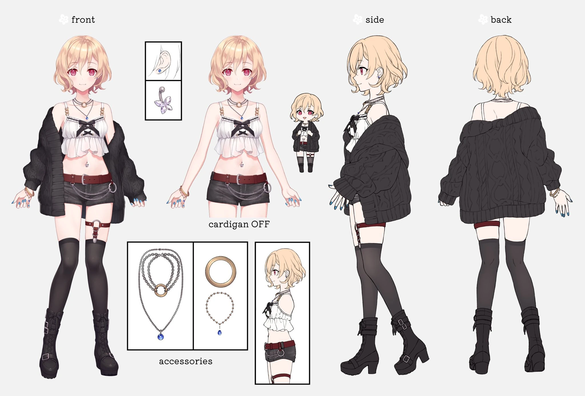 Casual Clothes Reference Sheet