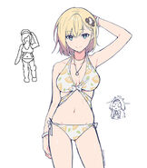 Amelia Watson in a swim suit by Ninomae Ina'nis
