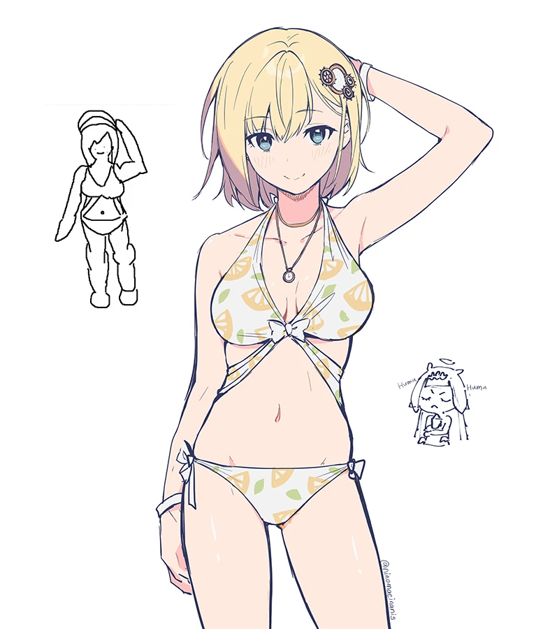 Watson Amelia in swim wear