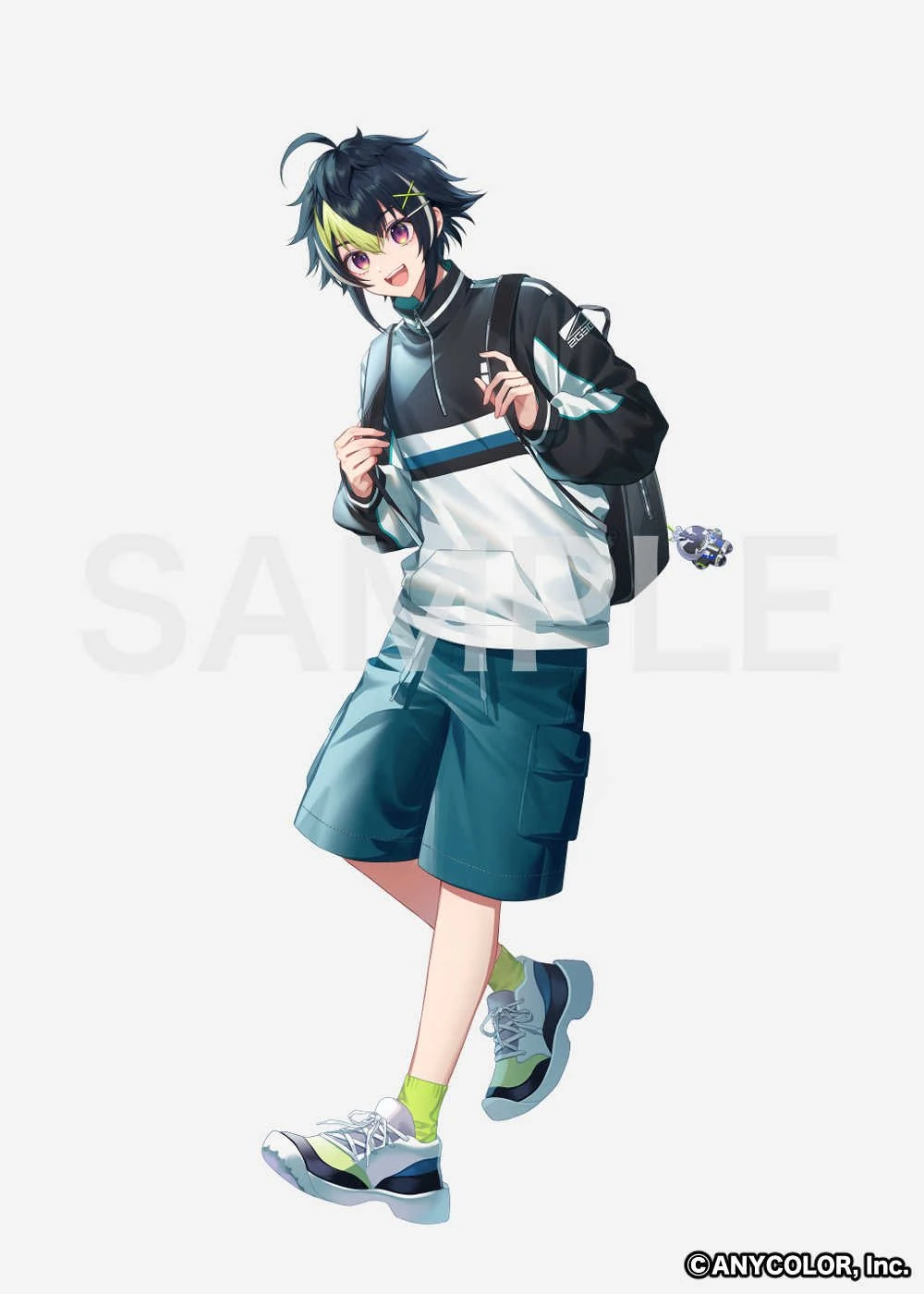 NIJISANJI x DMM Scratch<br>"Good morning"<br>Illustration by Sayu