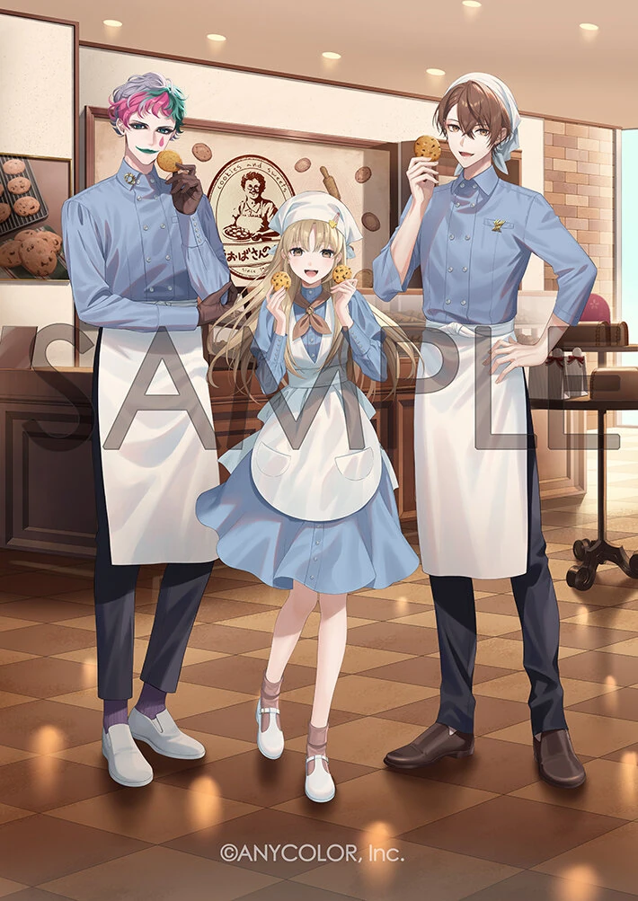 NIJISANJI x Aunt Stella's Cookies Illustration<br>by Dolustoy