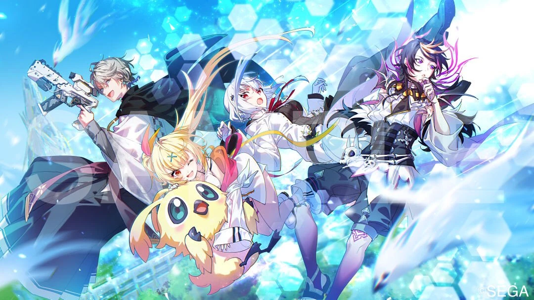 Phantasy Star Online 2 New Genesis x NIJISANJI Collaboration Illustration by Inooka