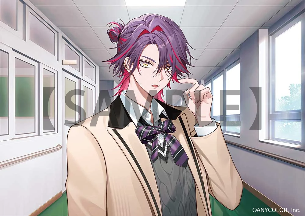 Gakuen VOLTACTION Hallway Background Illustration<br>by WAGO